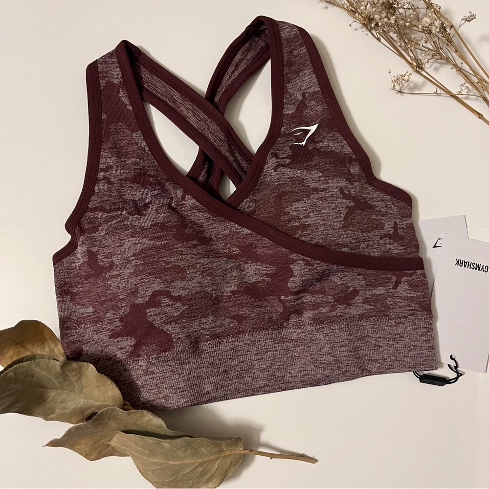 Gymshark OG camo seamless sports bra